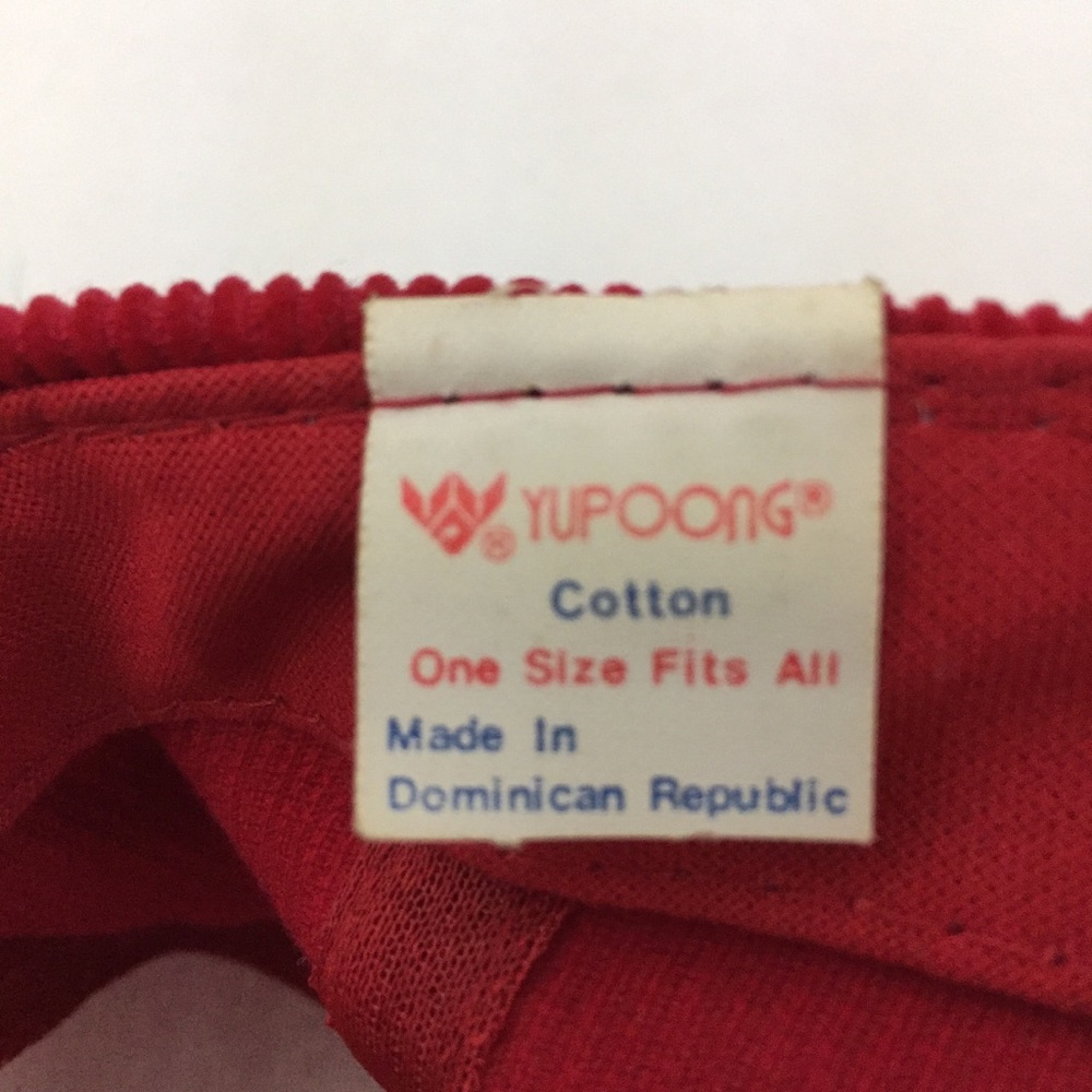 Vtg Enjoy Coca Cola Corduroy Hat Logo Coke Soda Snap Back Baseball Trucker Cap - Picture 9 of 9